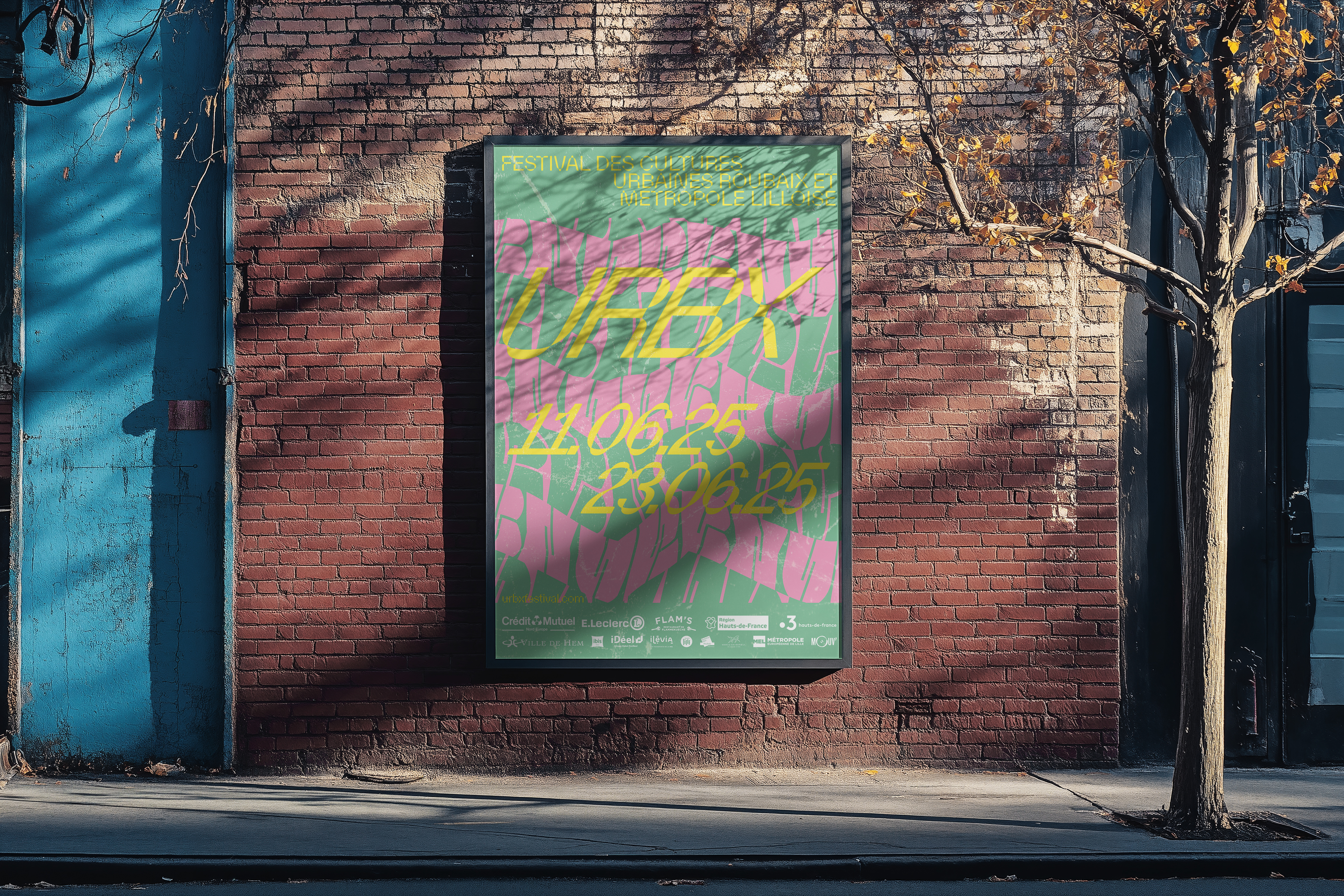 Affiche du festival URBX